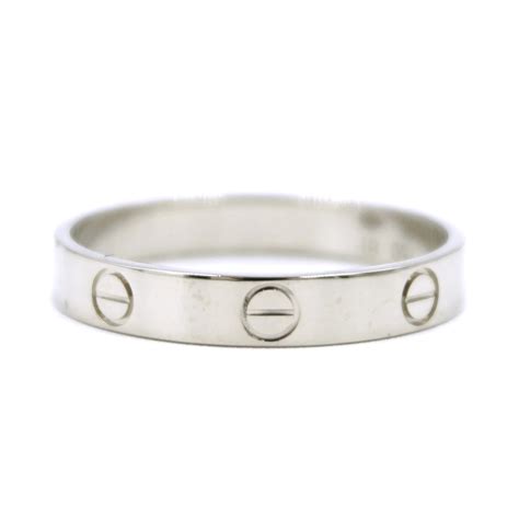 cartier love ring silver|cartier love ring price list.